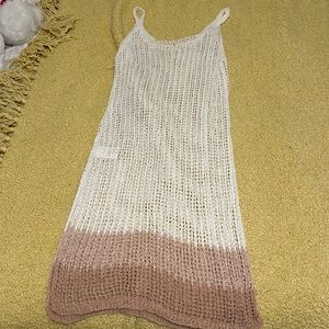Beach cover up crochet dress! Never worn